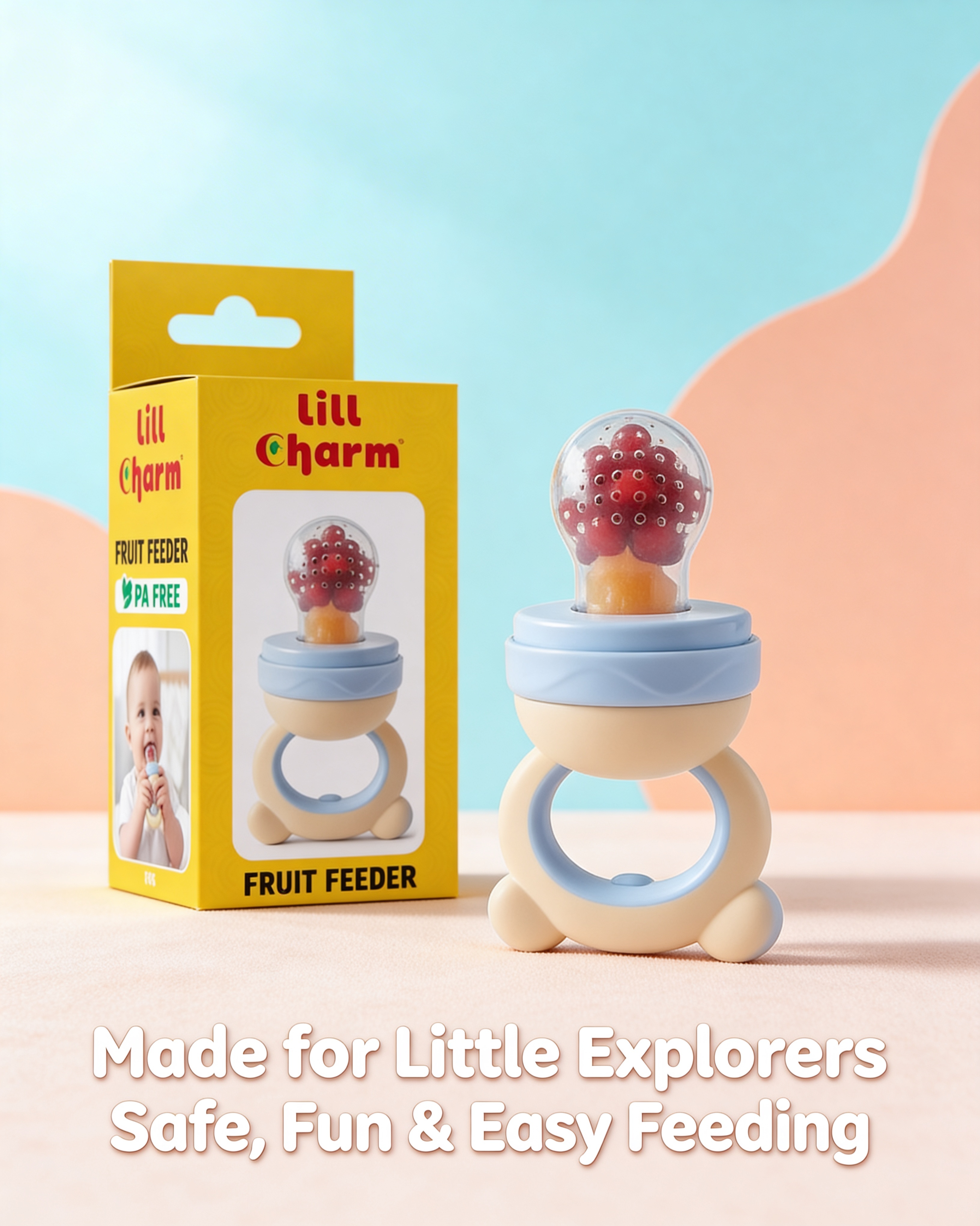 Premium Baby Diaper + Premium Fruit Feeder Combo – Complete Comfort & Safe Feeding Kit